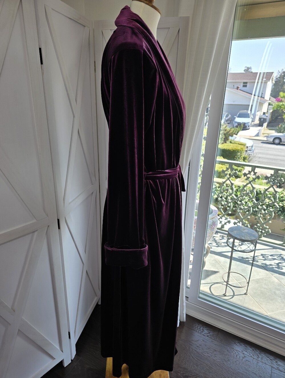 Lauren Ralph Lauren Long Sleeve Shawl Collar Luxury Robe/Loungewear - Picture 11 of 16